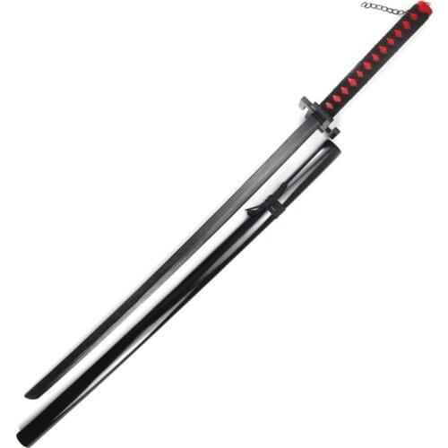 Kurosaki Ichigo Katana Anime Cosplay Knife Blade Weapon Cosplay Props Wooden Sword Xmas Costume Accessories Anime Shows