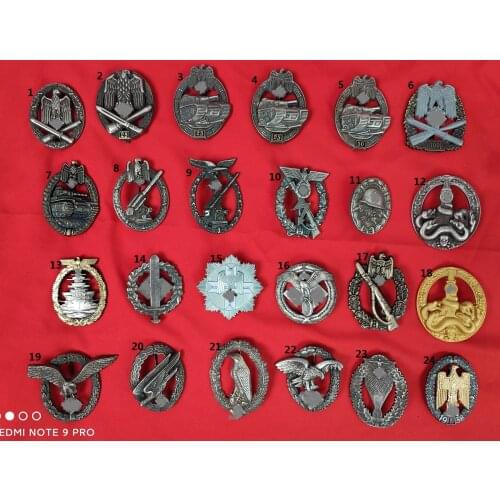 Army Wehrmacht Infantry Assault Award Badge Vintage Style MEDAL Brooch INSIGNIA