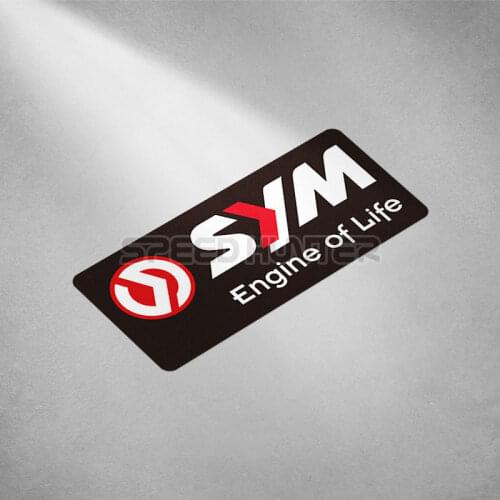 Car Stickers Sponsor Motocross RACING Helmet Decorate Decals for MAXSYM TL SYM Engine of Life