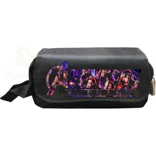 Disney Pencil Case SUPER HERO Spidey Anime Boys Girls Large Capacity Pencilcase Student Stationery School Supplies for Children