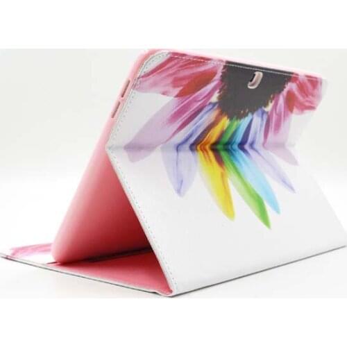 Colorful Print Wallet Book Card Slot Business Cover Stand PU Leather Case For Samsung Galaxy Tab 4 10.1 T530 T531 T535 Tablet