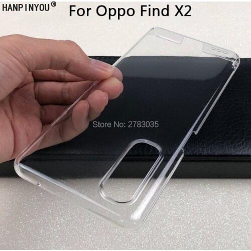 For Oppo Find X2 X 2 5G 6.7" Glossy Snap Phone Case Crystal Invisible Hard PC Full Cover Clear Camera Protect Back Shell