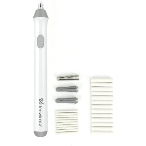Electric Eraser Length Adjustable Pencil Eraser Kit Sketch Highlight Eraser Pen Drawing Mechanical Art Student Painting Tools