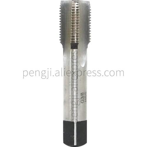 G 3/8 " -19 BSP 55 Degree Pipe Thread HSS Tap, Tapered Pipe Thread Tap Used for Conventional Machine Tapping or CNC Tapping