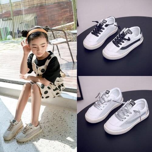 Hot Sale New Boys Girls Casual Shoes Light Comfortable Soft Mesh Sneakers Kids Summer Children Autumn Tenis Cushioning Non Slip