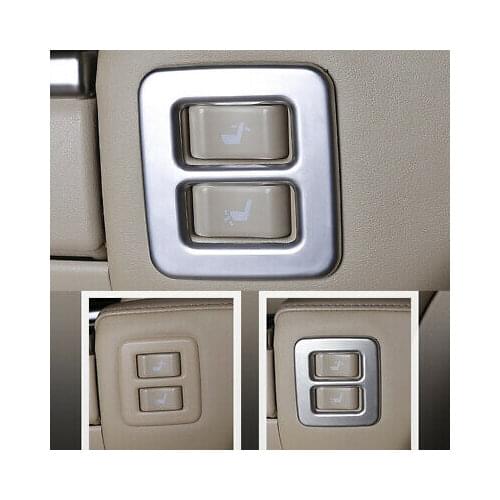 Matte Inner Seat Adjustment Frame Cover Trim 3pcs For Toyota Alphard 2016 - 2019