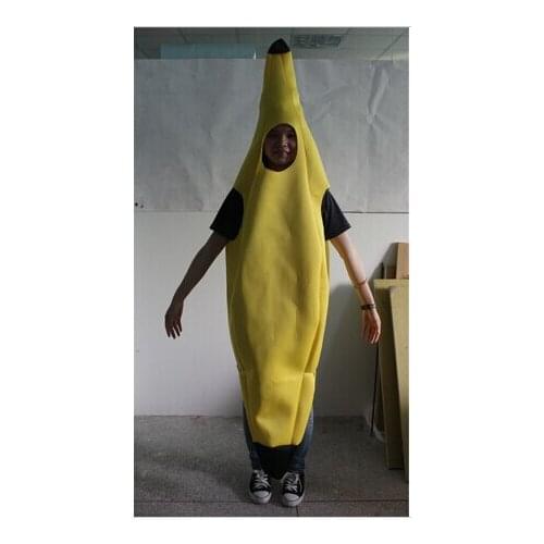 Men women Cosplay Adult Fancy Dress Funny sexy Banana Costume novelty halloween Christmas carnival party decorations