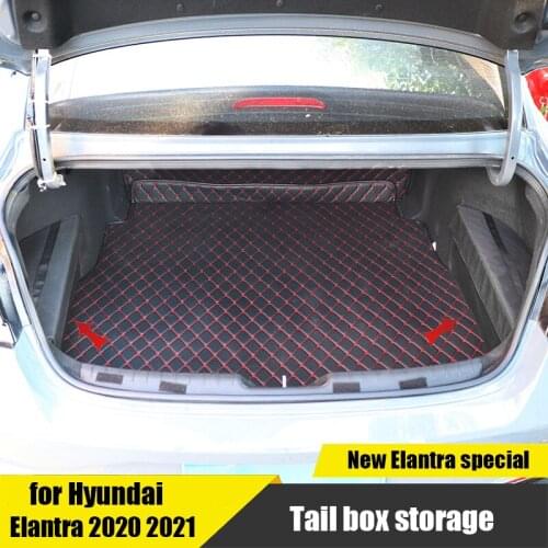 New trunk storage baffle storage box storage and finishing for Hyundai Elantra Avante CN7 2020 2021