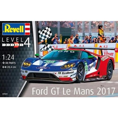 Revell Plastic Assembly Car Model 1/24 FORD GT Le Mans 2017 Racing Adult Collection DIY Assembly Kit 07041