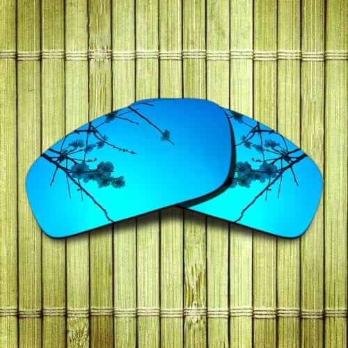 Polarized Replacement Lense For-Oakley Monster Pup Sunglasses Frame True Color Mirrored Coating - Blue Options