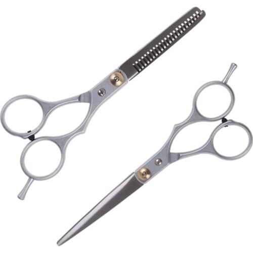 2Pcs Professional Hair Cutting Thinning Scissors Shears Barber Set Hairdressing Drop Shipping