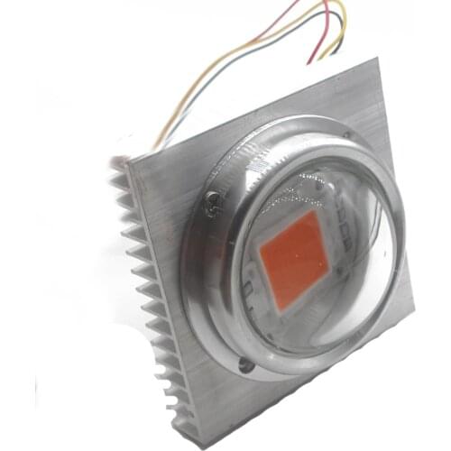 50W LED aluminum Heatsink radiator with fan led radiator for led full spectrum growlight led aquarium light