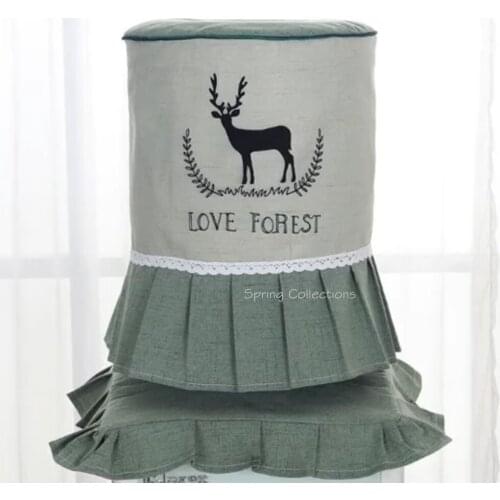 High Quality Fashion Printing Animal Tree Flower Cloth Art Water Dispenser Dust Cover Bucket No Shrink and Fade 15colors