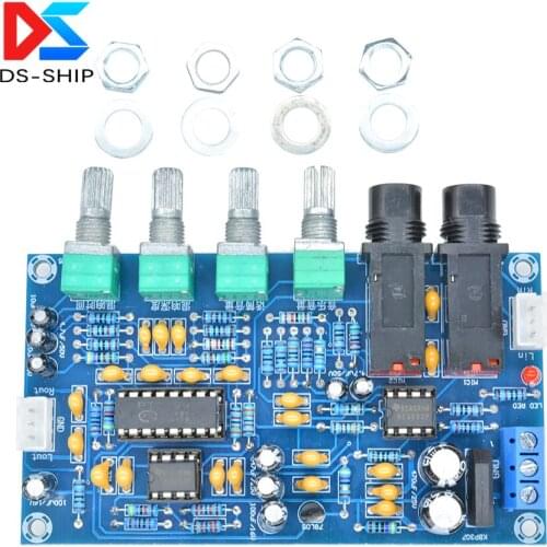 XH-M173 PT2399 Digital Microphone Amplifier Module Reverberation Board Karaoke AC 12V Dual Power Supply Module Electronic