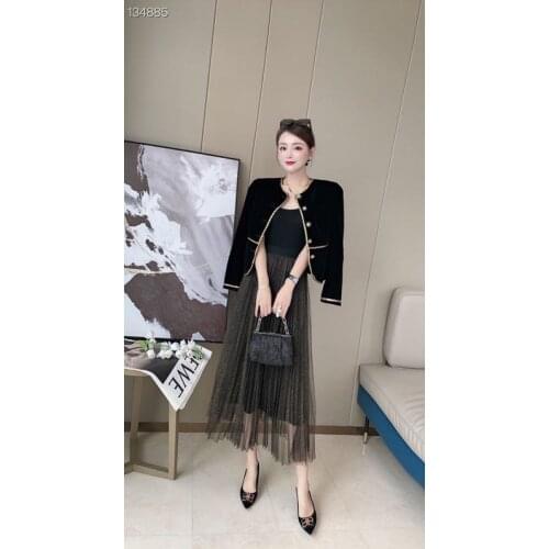 Zk747 Fashion women sets 2021 Runway Luxury famous Brand European Design party style Womens Clothing