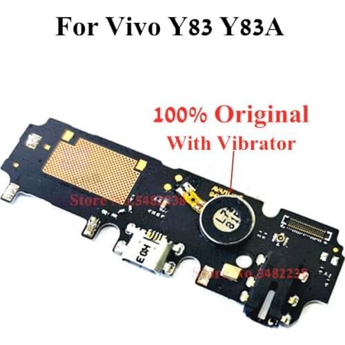 100% Original USB Charging Dock Port Flex cable For OPPO Y83 Y83A Charger Plug Board with Microphone Earphone Jack Replacement