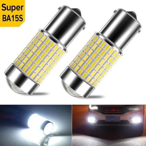 2Pcs BA15S P21W 1156 1157 BAY15D LED Bulbs Canbus Led Backup Reverse Light for Volkswagen VW Passat B5 B6 01-10 DRL Car Lamp
