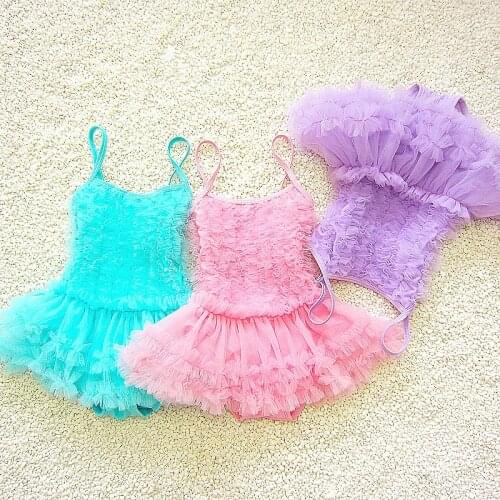 2021 Mesh Dresses Bathing Girl Cap Cute One Piece Toddler Girl Swimwear Sport Outdoor Children Swimsuits Teenager Kids Clothes
