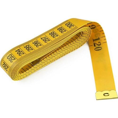 3 Meter Sewing Tailor Tape Double Scale Flexible Body Measuring Ruler Dressmaking Soft for Weight Loss Medical Body Measurement