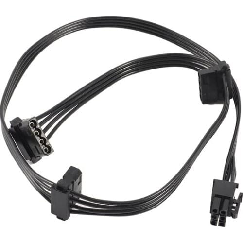 AU42 -5 Pcs 6 Pin to 3X IDE Driver Power Cable for EVGA Supernova 650 750 850 1000 1600 2000 G2 G3 P2 T2 GS