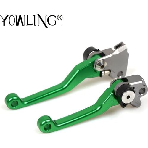 For KAWASAKI KX125 KX250 KX 125 250 KX250F KX450F KXF 250 450 Brake Lever And Hand Grip Dirt Bike Pivot Brake Clutch Levers