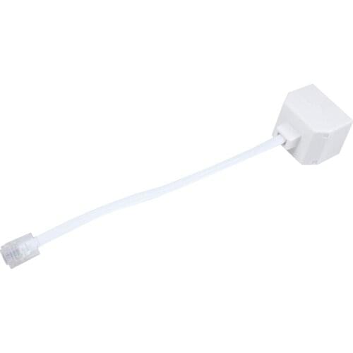 6P2C RJ11 Male to Female Two Way Telephone Splitter Converter Cable