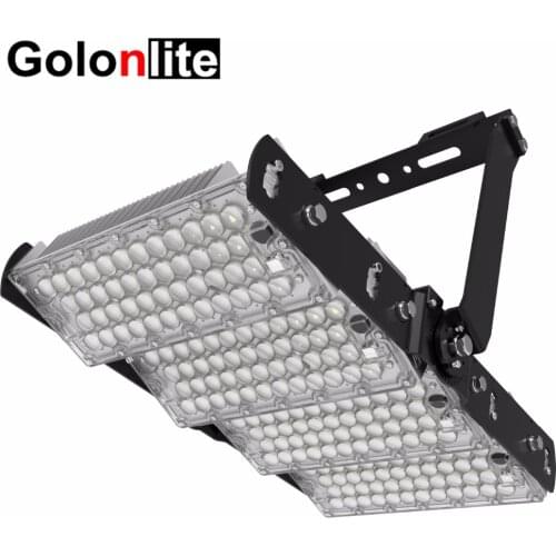 Golonlite 500W LED floodlight outdoor football tennis court stadium light 1000W 800W 600W 400W 160Lm/W high efficiency Meanwell