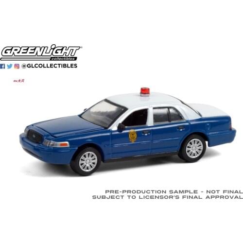 GreenLight 1:64 2011 Ford Crown Victoria Interceptor Alloy model car Metal toys for childen kids diecast gift
