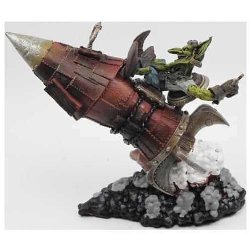 Good package DC6 WOW Gibzz Sparklighter Goblin Tinker 7 inch PVC Model Toy Action figure