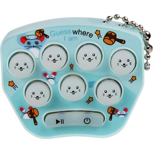 6*5*3 CM Hamster Game Machine Hand-Held Mini Key Chain Pendant Toy Cute Educational Squishy Sensory Toy Ideal Gift For Kids