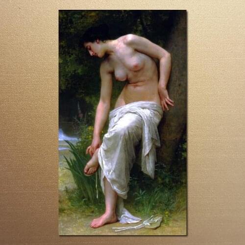 After the Bath by William Adolphe Bouguereau paintings For sale Home Decor Hand painted High quality