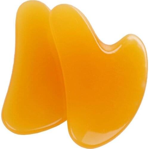 Natural Resin Massage Scraping Massage Scraper Face Massager Acupuncture Gua Sha Eye Face Board SPA Massage Tool