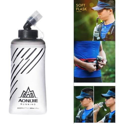 Soft Flask Running Collapsible Water Bottle Cycling Flask for Hydration Pack