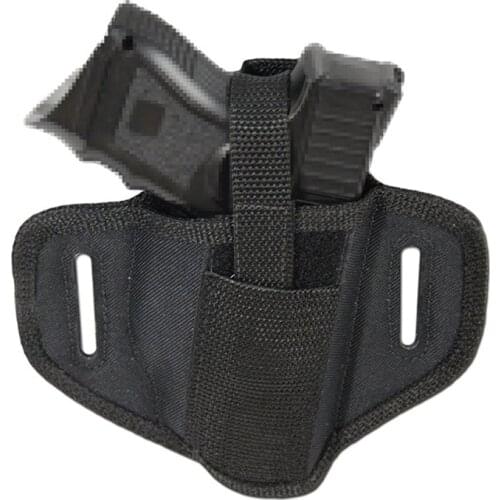Nylon Handgun Belt Holster For Universal Compact Gun Tactical Left Right Hand Belt Holster Shooting Hunting Accessories
