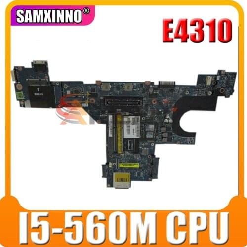 Original Laptop motherboard For DELL Latitude E4310 I5-560M Mainboard CN-05TMMX 05TMMX NAL60 LA-5691P