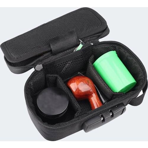 Protable Smoking Smell Proof Stash Bag Password Lock Antibacterial Deodorant Tobacco Storage Case For Travel Seal Organizer