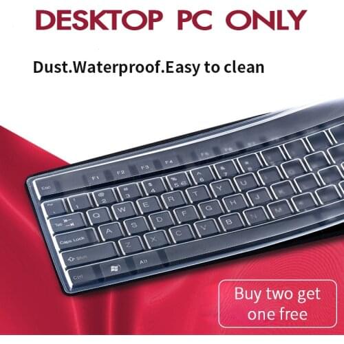 Waterproof Laptop Keyboard protective film Keyboard cover dustproof film silicone Universal Silicone Desktop Computer skin cover