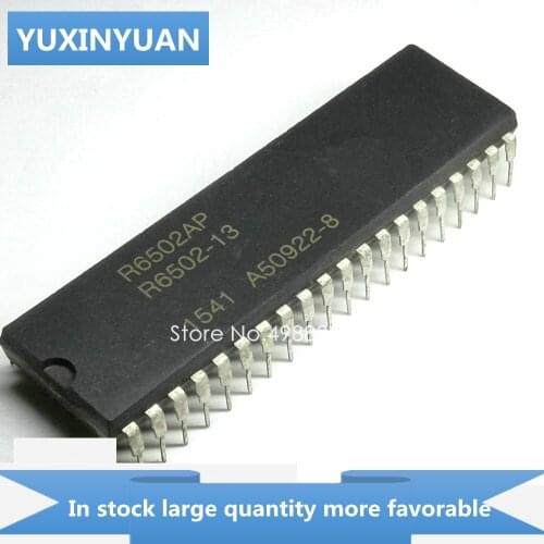 YUXINYUAN 1PCS/LOT R6502AP R6502A R6502 6502AP DIP40 in stock in stock