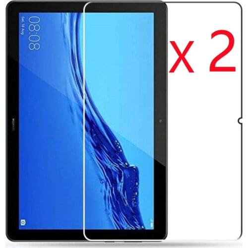 2Pcs Tablet Tempered Glass For Huawei Mediapad T5 10 10.1 Inch AGS2-W09/L09/L03/W19 Screen Protector 9H 0.3mm Protection Film