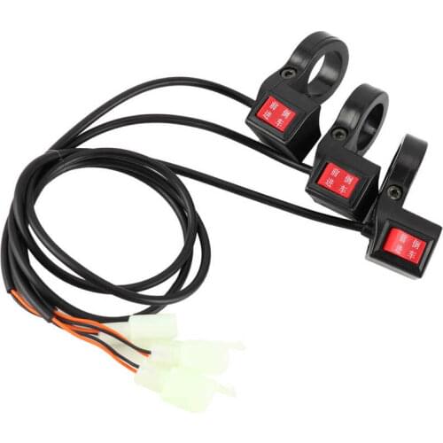 3Pcs Electric Bicycle Scooter Handlebar Forward and Reverse Gear Switch Replacement