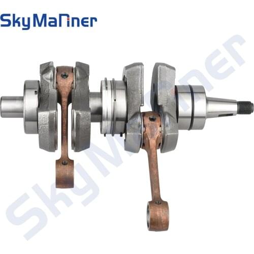61N-11400-00 69P-11400-00 Crankshaft Assy For Yamaha 25HP 30HP Outboard Motor 2 Stroke 61N-11400 69P-11400 boat engine parts