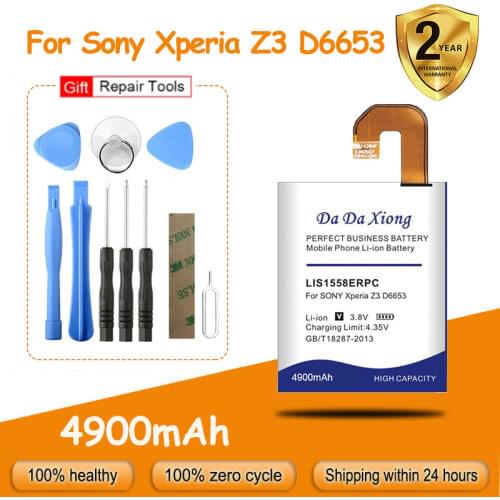 4700mAh LIS1558ERPC Battery for Sony Xperia Ericsson Z3 L55T L55U D6653 D6603 D6633 D5803 D5833 D6616 D6708 + free tools
