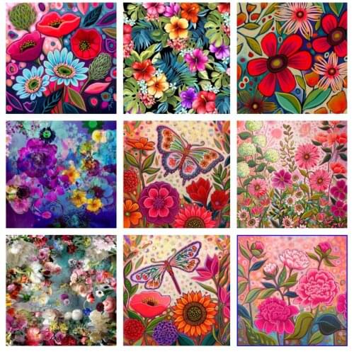 AB diamond 5d Diamond Painting flower Full Drill New Arrival Diamond Embroidery Decorations For Home