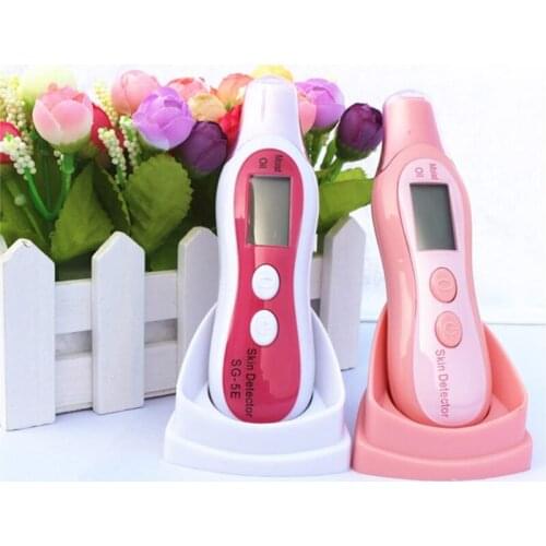 Facial Moisture Monitor Digital Skin Analyzer , Portable Skin Detector Pen With LCD Display, Skin Care Device