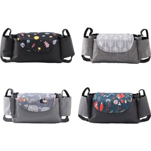 Baby Organiser Mummy Bag Stroller Pram Pushchair Cup Bottle Holders Storage