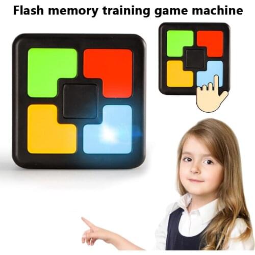 Kids Educational Game Machine Toys Innovative Interactive Game Flash Memory Training One-hand Console Puzzle Brain Game