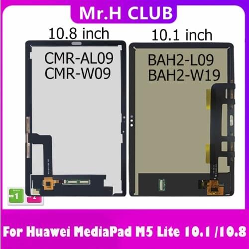 For Huawei MediaPad M5 Lite 10.1 LTE 10 BAH2-L09 BAH2-W19 Touch Screen LCD Display Assembly For M5 Lite 10.8 CMR-AL09 CMR-W09