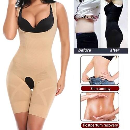 2020 Women Bodysuit Shapewear Full Body Shaper Seamless Firm Control Faja Waist Cincher Underbust Waist Trainer Corset Girdle