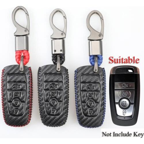 Kutery Leather Key Case Cover For Renault Symbol Trafic For Dacia Sandero Logan Duster 2016-2018 2Buttons Remote Key Protector