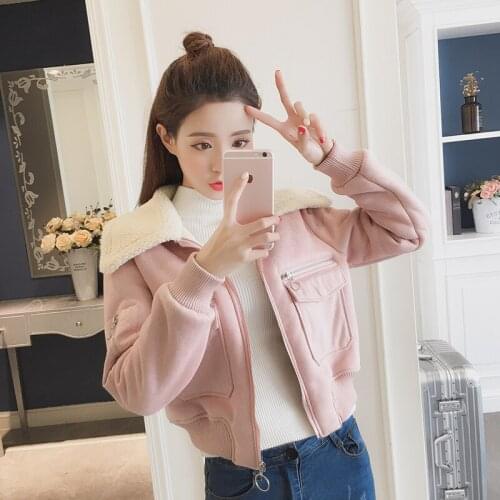 Jacket Women Hot Sale Leather Lamb Wool Locomotive Chaqueta Mujer Veste Femme Casaco Feminino Riverdale Outerwear
